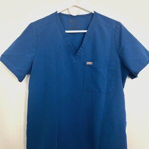 FIGS Catarina One-Pocket Scrub Top - Royal Blue - Size L